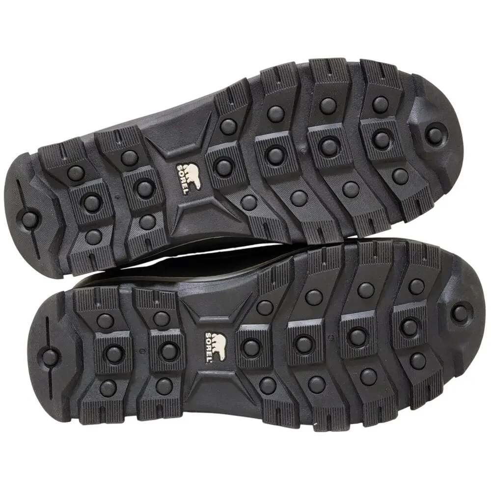 Sorel Men Buxton Lace Waterproof Insulated Winter Boots Size US 10.5 Black
